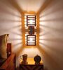Lyon Wooden Novelty Wall Light (Natural Wood)
