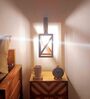 Symmetric Wooden Novelty Wall Light (Natural Wood)