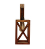 Symmetric Wooden Novelty Wall Light (Natural Wood)