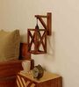 Symmetric Wooden Novelty Wall Light (Natural Wood)