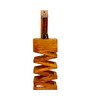Wiggle L Brown Solid Wood Wall Sconces