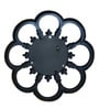 Brown Plastic (Set of 2) Wall Mirror