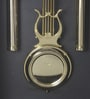 Brown Plastic Analog Pendulum Wall Clock
