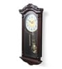 Brown Plastic Analog Pendulum Wall Clock