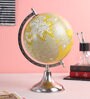 Brown Plastic Geographical Map Table Globe