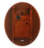 Brown Plastic Pendulum Wall Clock