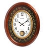 Brown Plastic Pendulum Wall Clock