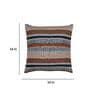 Brown Traditional Polycanvas 16 x 16 Inches Cushion Cover