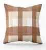 Brown Polycotton 1 Single Bedsheet with 1 Pillow Cover