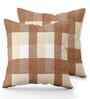 Brown Polycotton 1 Super King Bedsheet with 2 Pillow Covers