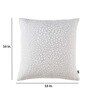 Brown Textured Poly Cotton 16 x 16 Inches Cushion Covers (Set of 2)