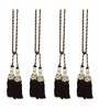 4Pcs  Brown Polyester Curtain Tie Backs