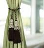 4Pcs  Brown Polyester Curtain Tie Backs