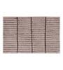 Brown Polyester 24X16 Inches Anti-Skid  Bath Mat