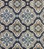 Brown Persian Polyester 5 ft x 7 ft Machine Made Carpet