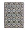 Brown Persian Polyester 5 ft x 7 ft Machine Made Carpet