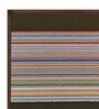Brown Geometric Polyester 15 x 23 Inches Anti Skid Door Mat