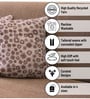 Brown Polyester Abstract 16x16 inches Cushion Covers Set of 3
