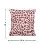 Brown Polyester Abstract 20x20 inches Cushion Covers Set of 2