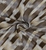 Brown Polyester Abstract 5ft Room Darkening Eyelet Window Curtains (2 Pc)