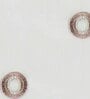 Brown Geometric Polyester 7 Ft Sheer Eyelet Door Curtain