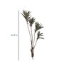 Brown Polyester Artificial Draceana Plant Without Pot