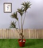 Brown Polyester Artificial Draceana Plant Without Pot