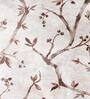 Brown Floral Polyester Blend 24 x 24 Inches Cushion Covers (Set of 2)