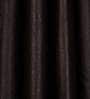 Brown Solid Polyester 5 Ft Light Filtering Eyelet Window Curtains (Set of 2)