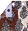Brown Traditional Polyester 5 Ft Semisheer Eyelet Window Curtains (Set of 2)