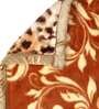 Multicolor Floral Polyester 950 GSM Double Bed Blanket