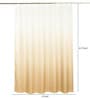 Brown Polyester Shower Curtain