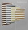 Brown Polyester Solid 108 X 48 inches Semisheer Zebra Blind