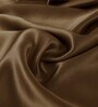 Brown Polyester Solid 16x16 inches Cushion Covers (Set of 5)