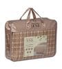 Brown Polyester Solid 200 GSM Double Bed Comforter