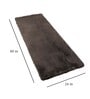Brown Polyester 24 x 60 Inches Machine Made Floor Runner