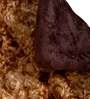 Brown Polyester Solid 350 GSM Single Bed Quilt