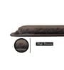 Brown Solid Polyester 4 ft x 6 ft Machine Made Carpet