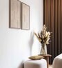 Brown Polyester Solid 7Ft Light Filtering Eyelet Door Curtains (Pack of 2)