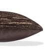 Brown Textured Polyester 16 x 16 Inches Cushion Covers (Set of 5)