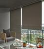Brown Polyethylene Solid 108 X 48 inches Semisheer Roller Blind