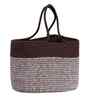 Brown Polypropelyene Braided Corsica Tote Basket/Bag