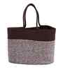 Brown Polypropelyene Braided Corsica Tote Basket/Bag