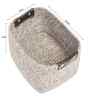 Brown Polypropelyene Braided Tri Color Storage Basket
