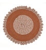 Brown Polypropylene Max Absorbent 18X18 Inches Round Bath Mat