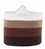 Brown Polypropylene 52 Ltr (1Pc) Storage Basket
