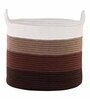 Brown Polypropylene 52 Ltr (1Pc) Storage Basket
