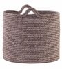 Brown Polypropylene 52 Ltr (1Pc) Storage Basket
