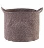 Brown Polypropylene 52 Ltr (1Pc) Storage Basket