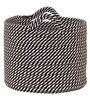 Brown Polypropylene 52 Ltr (1Pc) Storage Basket